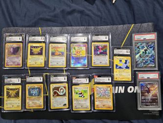 CCG And PSA Pokemon Slabs, Various Grades (DM For Prices)