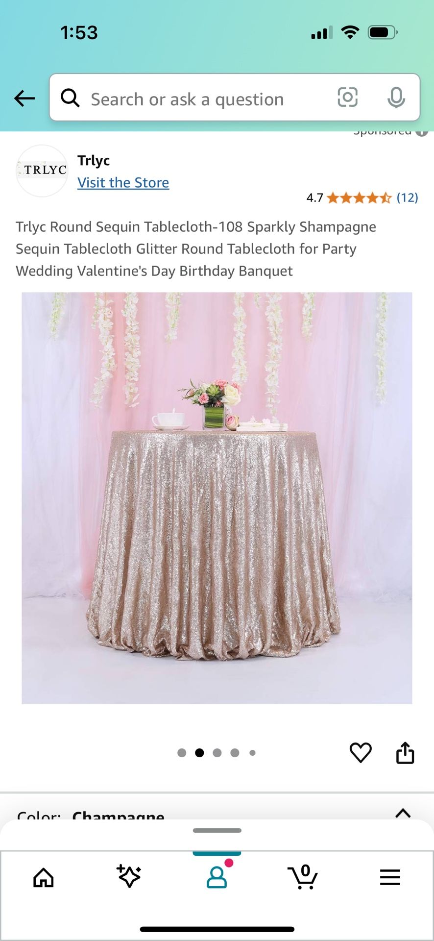 90” Round Tablecloths
