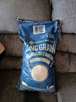 25 lb rice bag for crafts or sensory tables