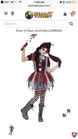 Used kids 8-10 costume