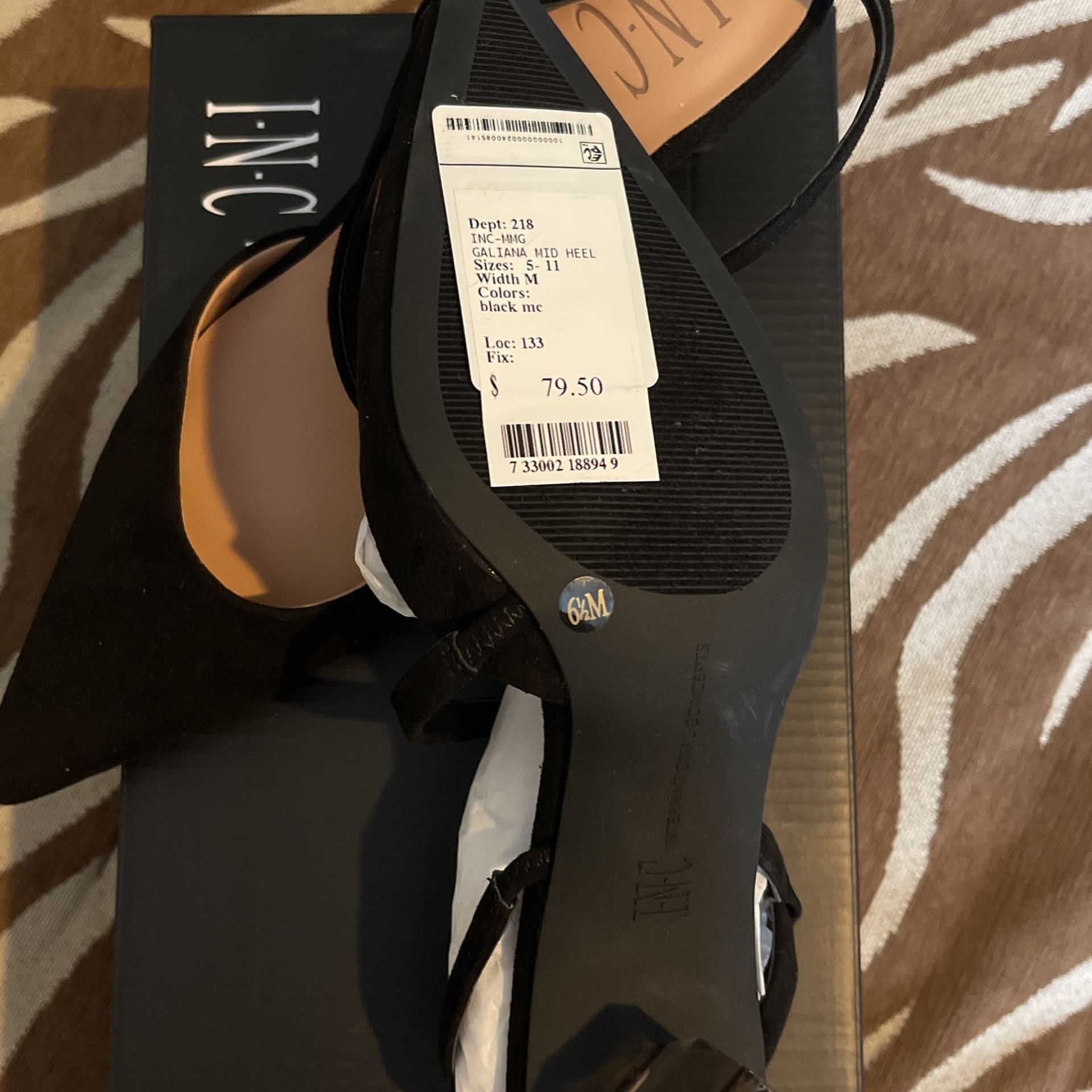 Suede Clear Heel