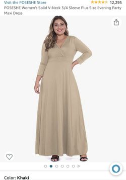 Plus size evening Party Dress