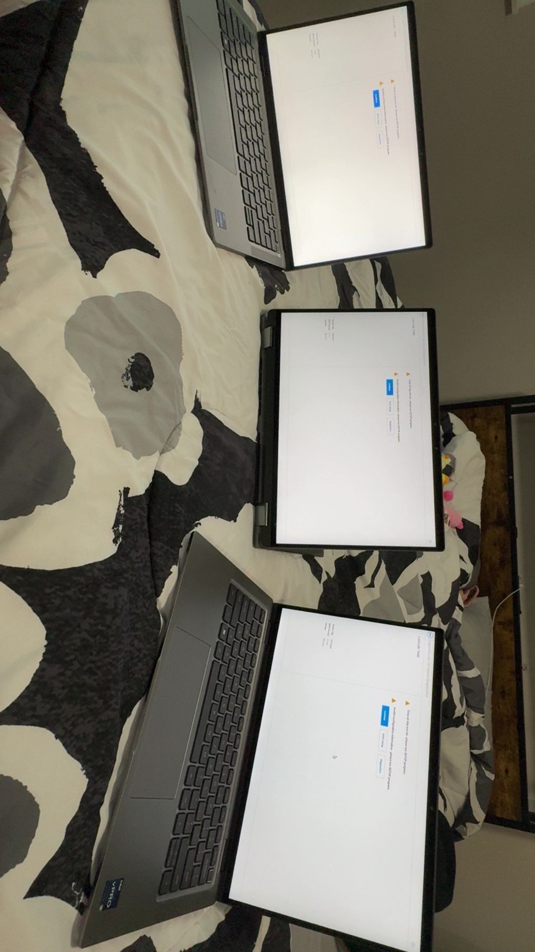 3x Dell Latitude 7440 Laptops | BIOS Tested | No SSD | Homelab / IT Bundle