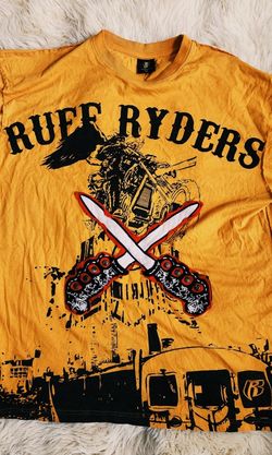 Vintage Y2K DMX Ruff Ryders Oversized T-Shirt Embroidered, Logo, Studded
