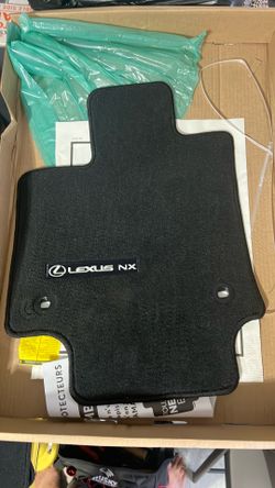 25 Lexus NX Black Floor Mats