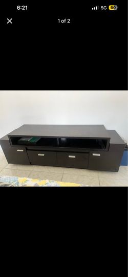 Tv stand dark chocolate brown