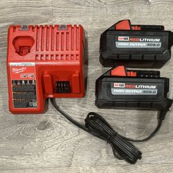 Milwaukee 6.0 Hi Output Battery’s And Charger $160 Firm Pick Up Only