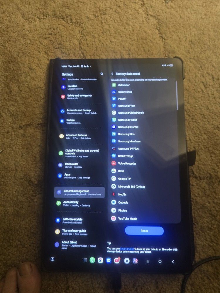 Unlocked Samsung S8+ Tablet