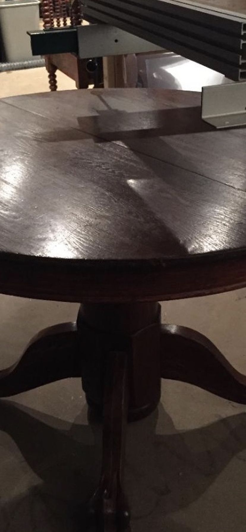 Antique Claw Foot Table w/ 2 Leafs