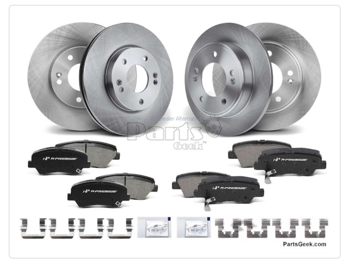 2015 Hyundai Elantra Brakes And Rotors
