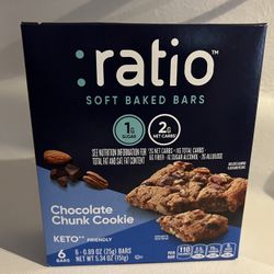 Keto Ratio  Chocolate Chunk Bars