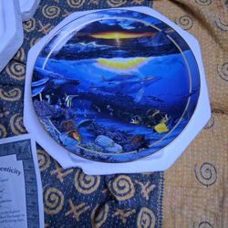 Diamond Head Down Collectors Plate by  Christian Riese Lassen