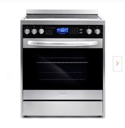 Commercial-Style 30 in. 5 cu. ft. 5 Burner Electric Range