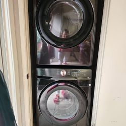 washer and electric dryer 
