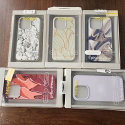 5 IPhone Cases $15 (13 Pro)