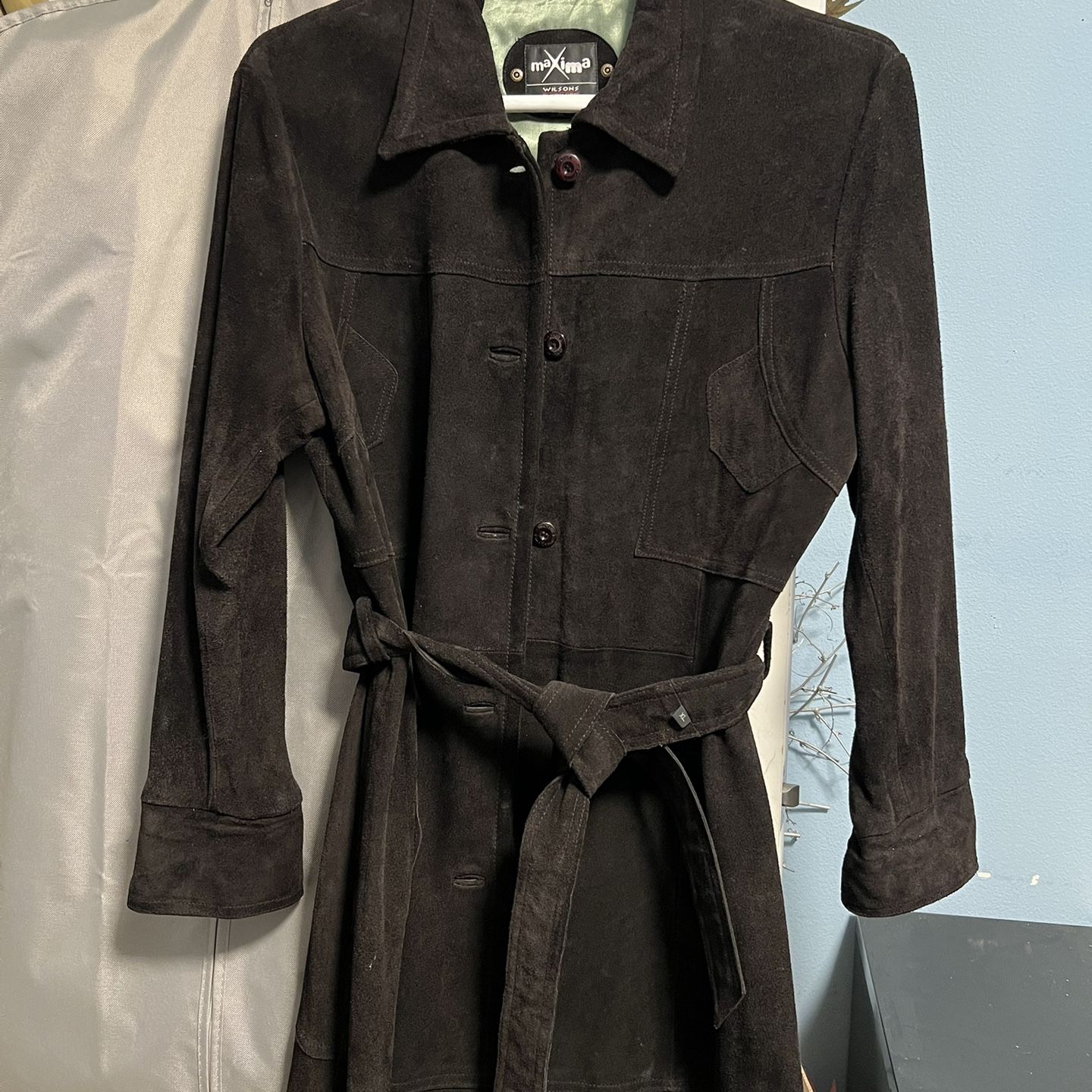 Wilson’s Suede Trench Coat