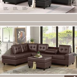 Sectional In Stock For Fast Delivery 