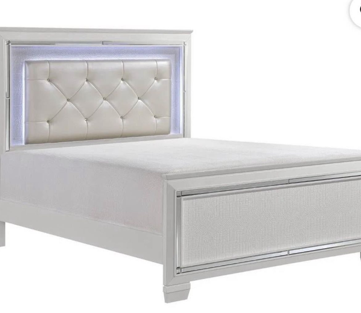LED Queen Bed