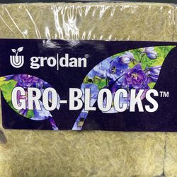 4” Rockwool Cubes w/Hole (qty. 18)