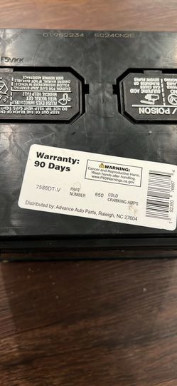 Battery for car