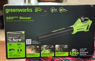 Greenworks 320 CFM blower