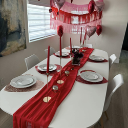 Beautiful  table with cushion  seats ! similar sold for over 1500