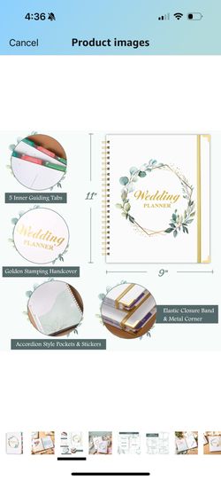 Brand New Wedding Planner Book and Organizer