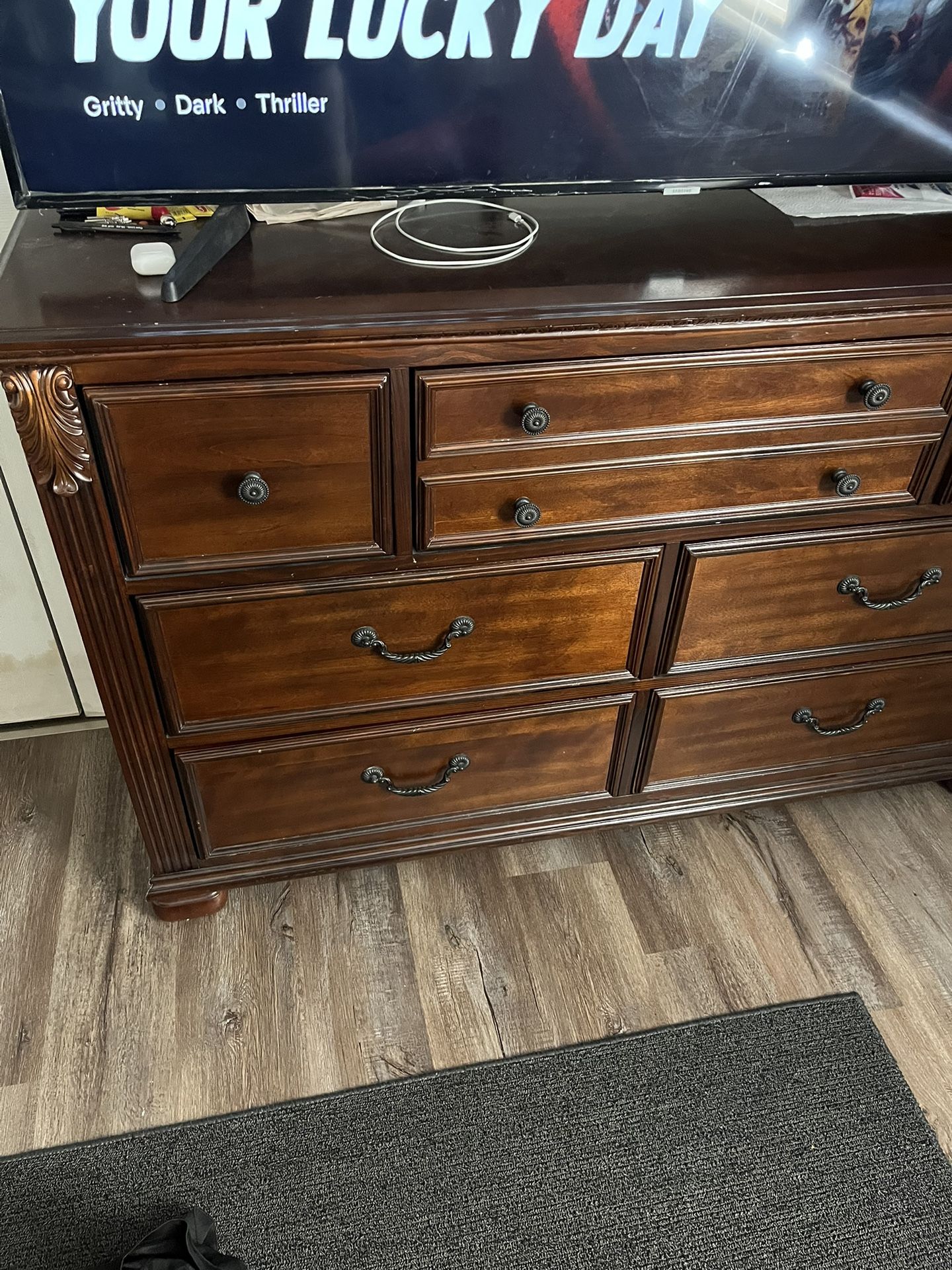 Dark Wood Dresser