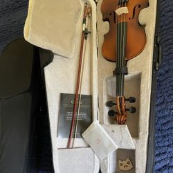 Mendini By Cecilio 1/2 Violin Set Beginners
