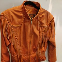 Wilson's Fringe Leather Jacket From The '80s