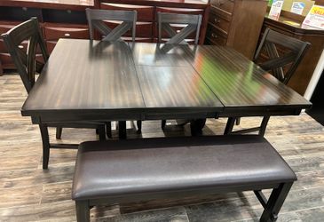 Kelly dining room with bench starting at $699