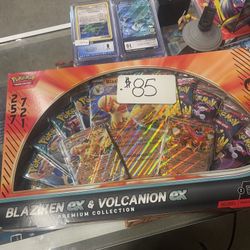 Blaziken EX & Volcanion Premium Collection 