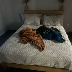Queen Size Bedframe & Bed