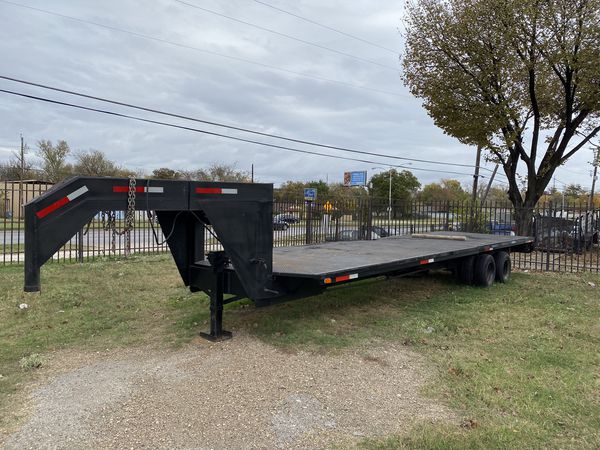 40 foot Gooseneck Steel Walk Plate Trailer for Sale in Dallas, TX - OfferUp