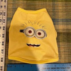Minion dog t-shirt costume 