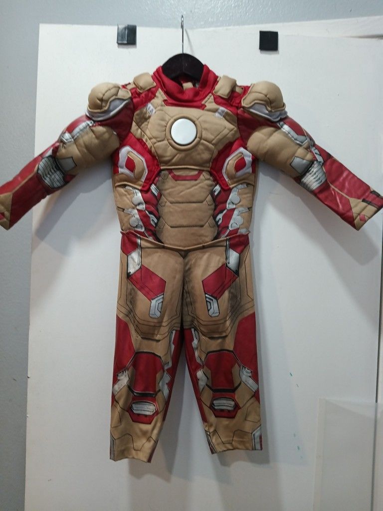 Toddlers Iron Men Costume Size 2-3t