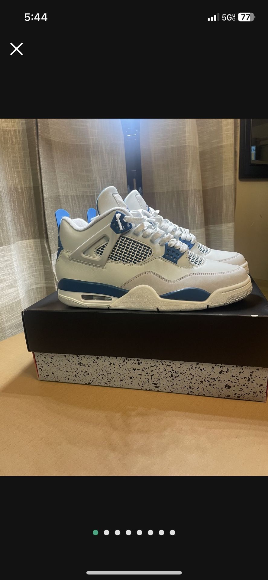 Awesome Brand New Nike Air Jordan 4 Retro Military Blue Men's 10.5 