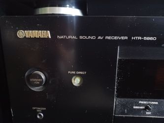 YAMAHA HTR 5860 7.1 AV RECEIVER $150 FINAL PRICE READ DESCRIPTION AND SEE ALL PICTURES