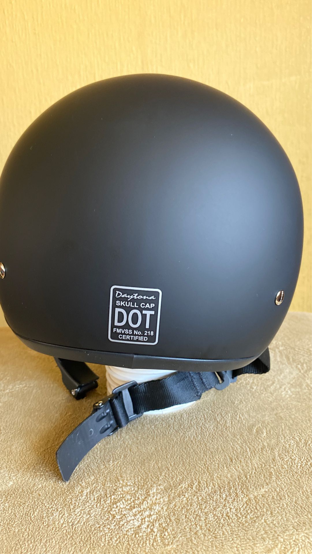 Motorcycle Helmet - D.O.T. Daytona Skull Cap w/o visor