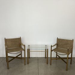 Suede Director Chairs 