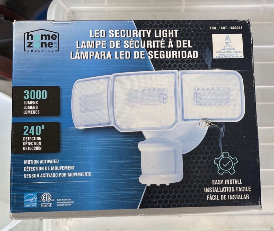 Motion Activated Security Light