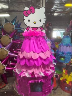 Hello kitty dress / vestido pastel piñata