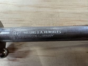 ZWILLING J.A. HENCKELS Sharpening Steel Stainless Steel Silver Black Manual