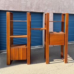 Rare Vintage Lou Hodges Walnut Wall Unit Mid Century Modern Retro
