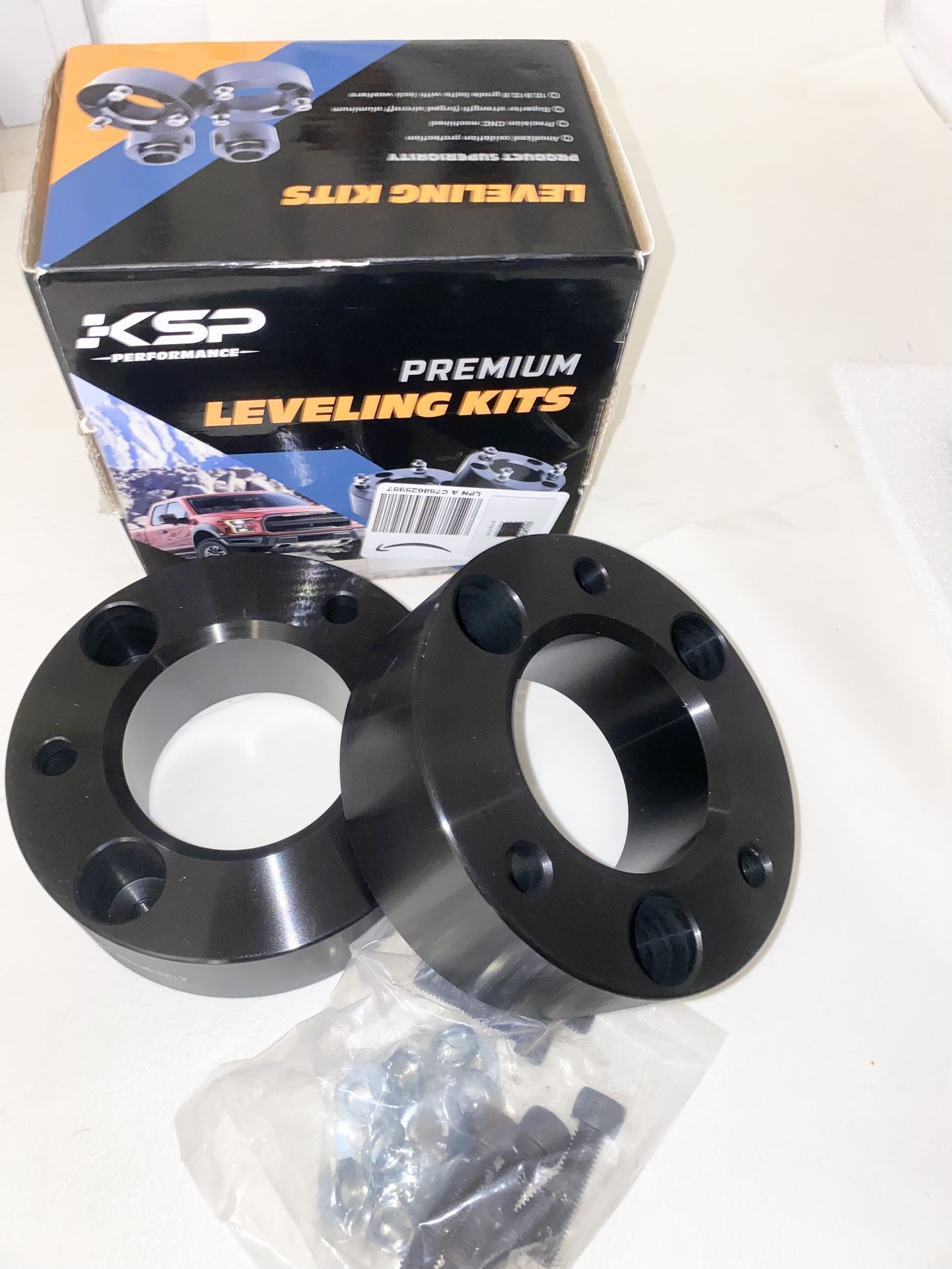 KSP 2in Level Kits for F150 2004-2026,2" Front Leveling Lift Kits Compatible with Expedition 03-18,Mark LT 2005-2008, Aluminum Forged Strut Spacers Ra