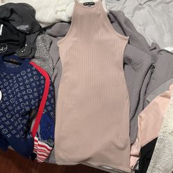 Carli Bybel X Misguided Ribbed Dress