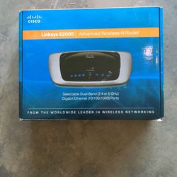 Linksys E2000/Advanced Wireless -N Router