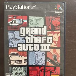 Grand Theft Auto III PS2 CIB