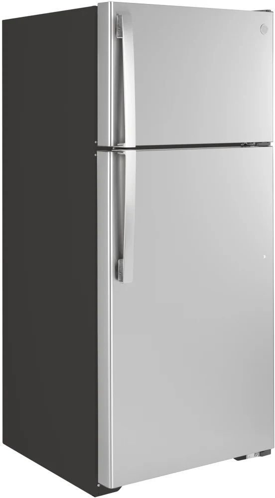 GE® ENERGY STAR® 16.6 Cu. Ft. Top-Freezer Refrigerator GTE17GSNRSS