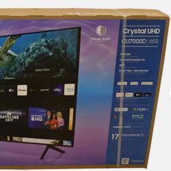 Samsung - 65” Class CU7000 Crystal UHD 4K Smart Tizen TV